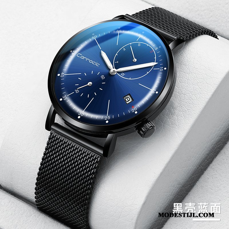 Heren Polshorloge Korting Quartz Horloge Persoonlijkheid 2019 Echte Scheppend Wit