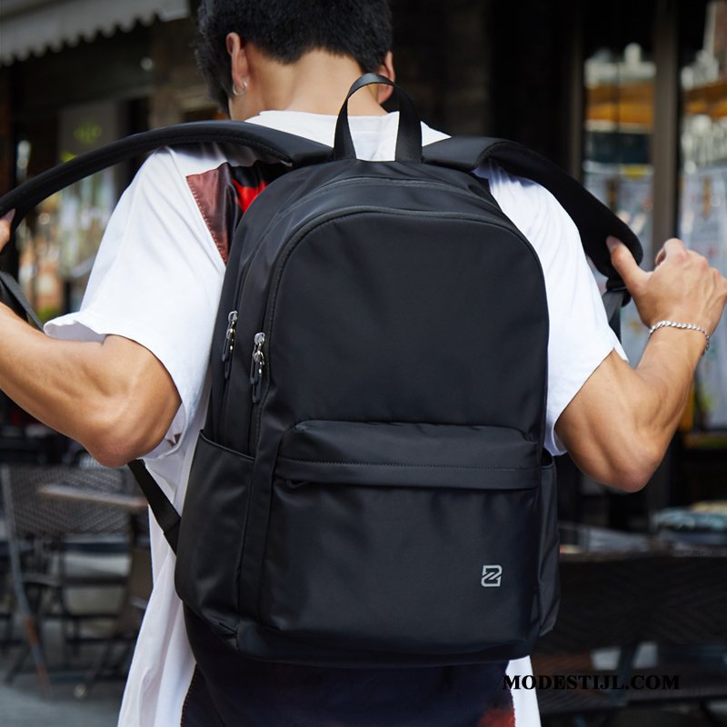 Heren Rugzak Winkel Mannen Schooltas Groot Casual Gemiddelde Camouflage Blauw