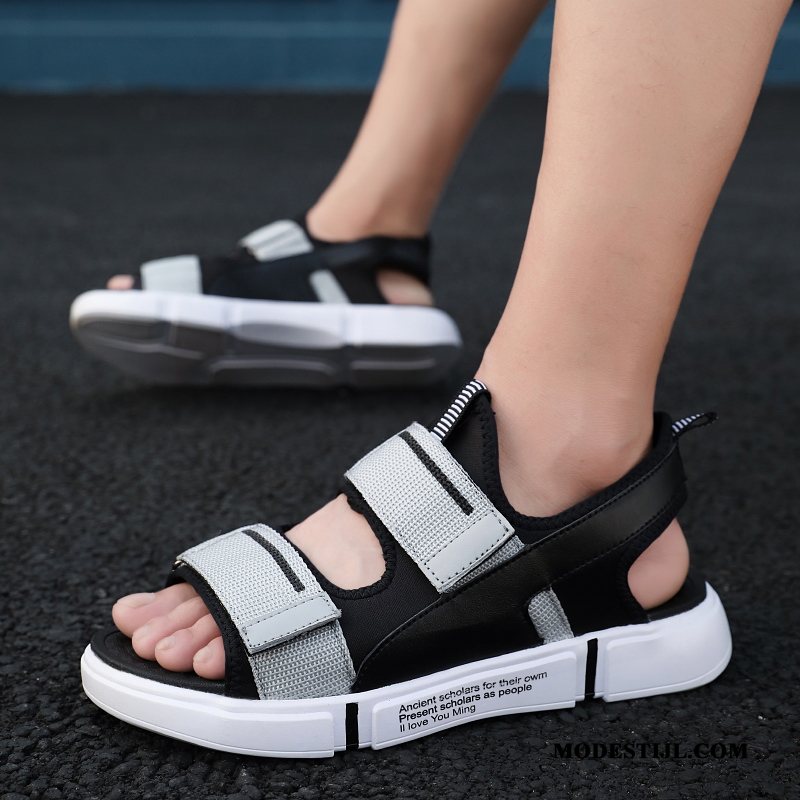 Heren Sandalen Kopen 2019 Groot Trend Schoenen Mannen Zwart