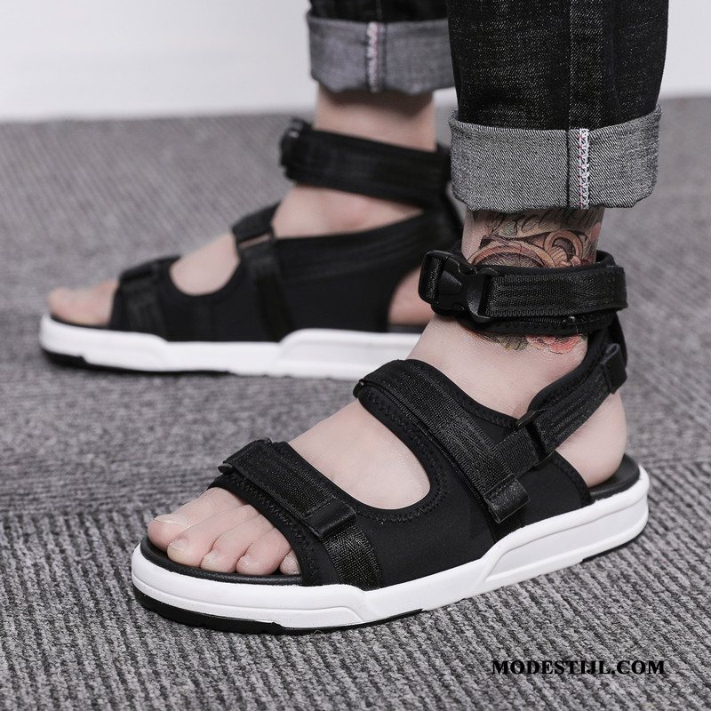 Heren Sandalen Kopen Mannen Pantoffels Bovenkleding Trend 2019 Zandkleur Grijs