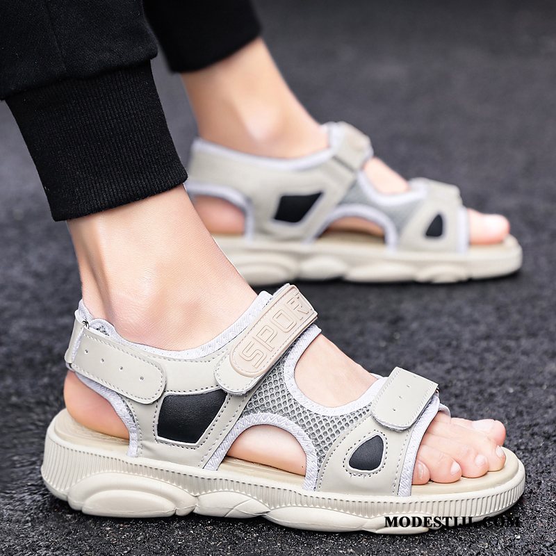 Heren Sandalen Korting Casual Persoonlijk Bovenkleding Mannen 2019 Zandkleur Beige