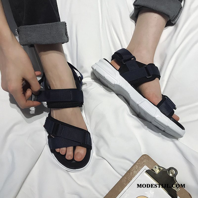 Heren Sandalen Online Ademende Trend Alle Wedstrijden Student Casual Kaki Zandkleur Rood