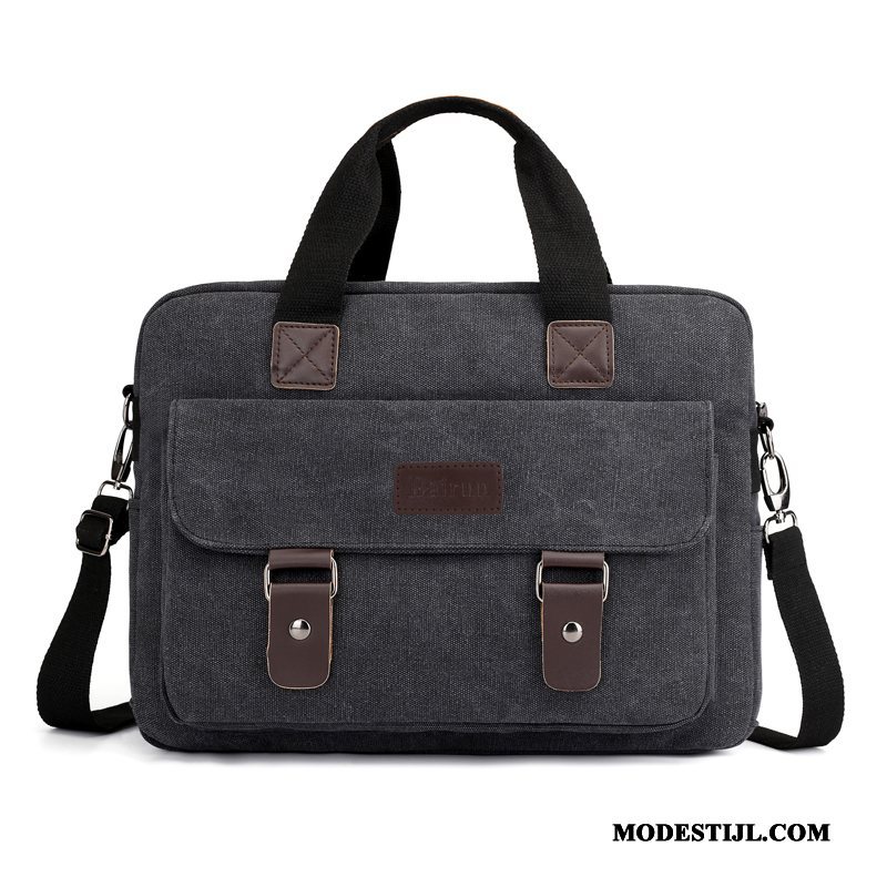 Heren Schoudertas Korting Mannen Casual Business Rugzak Messenger Tas Kaki