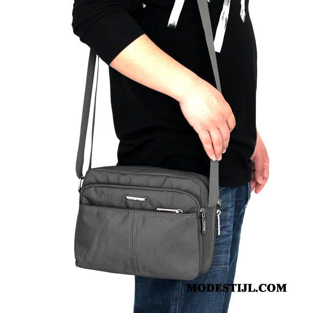 Heren Schoudertas Online Mannen Messenger Tas Casual Mode Oxford Groen