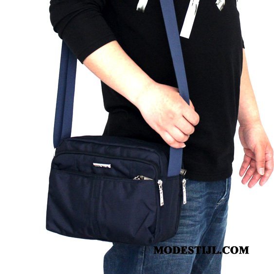 Heren Schoudertas Online Mannen Messenger Tas Casual Mode Oxford Groen