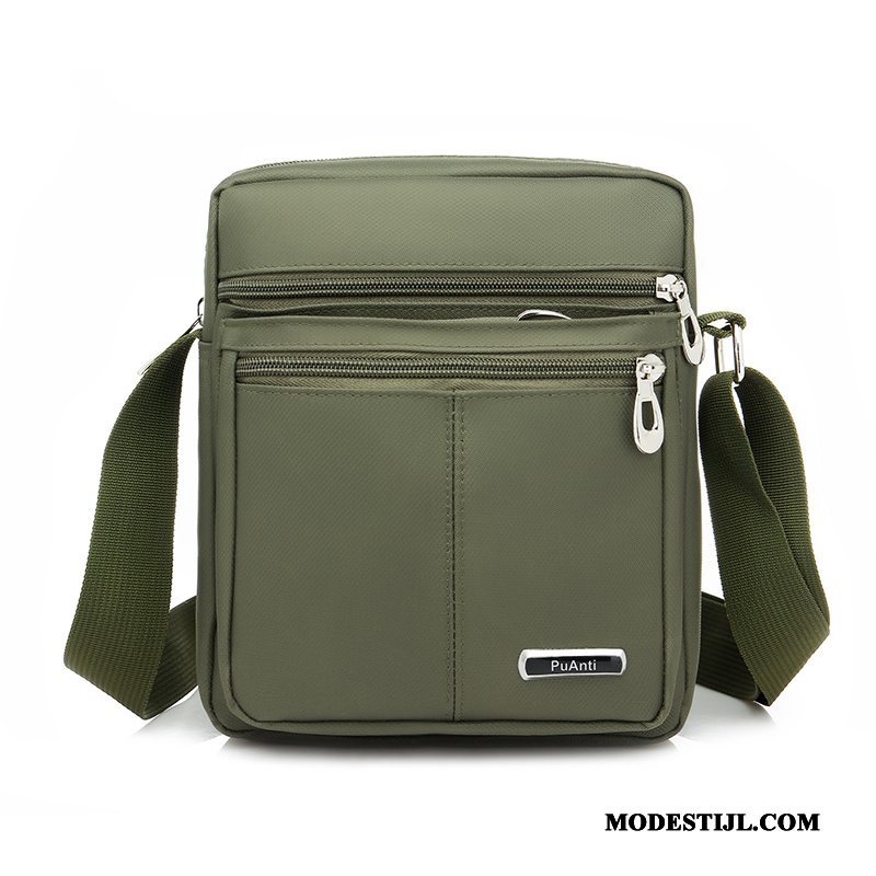 Heren Schoudertas Sale Messenger Tas Mannen Rugzak Casual Mini Groen