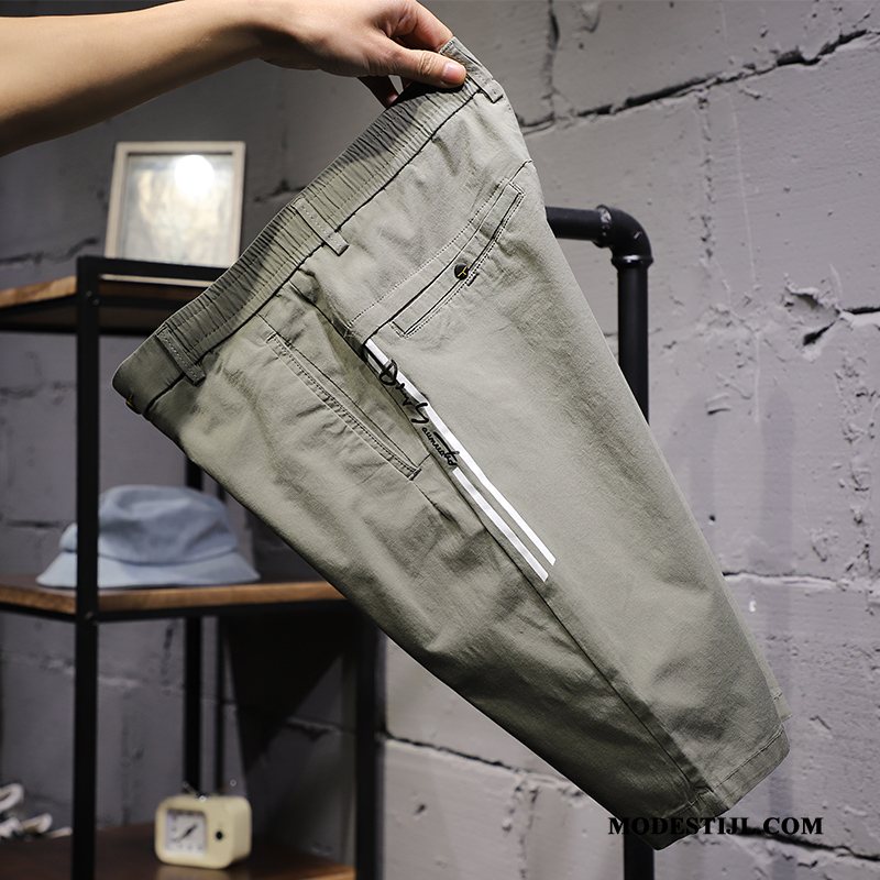 Heren Shorts Aanbiedingen Sport Capri Broek Casual Trend Korte Broek Camouflage Zandkleur Zwart