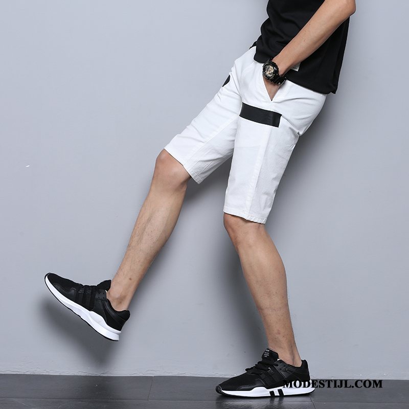 Heren Shorts Goedkoop Mannen Jeugd Korte Broek Slim Fit Casual Grijs