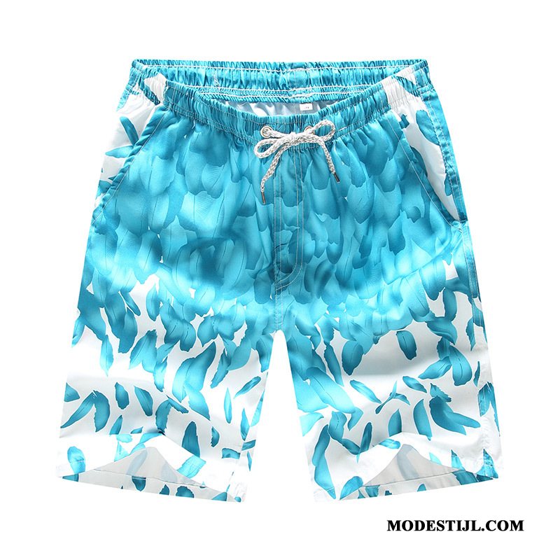 Heren Shorts Goedkoop Vrouwen Snel Droog Losse Mode Jeugd Zandkleur Rood