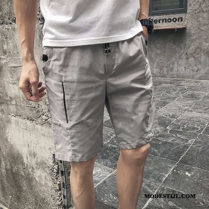 Heren Shorts Kopen Zomer Korte Broek Losse Voorjaar 2019 Zwart