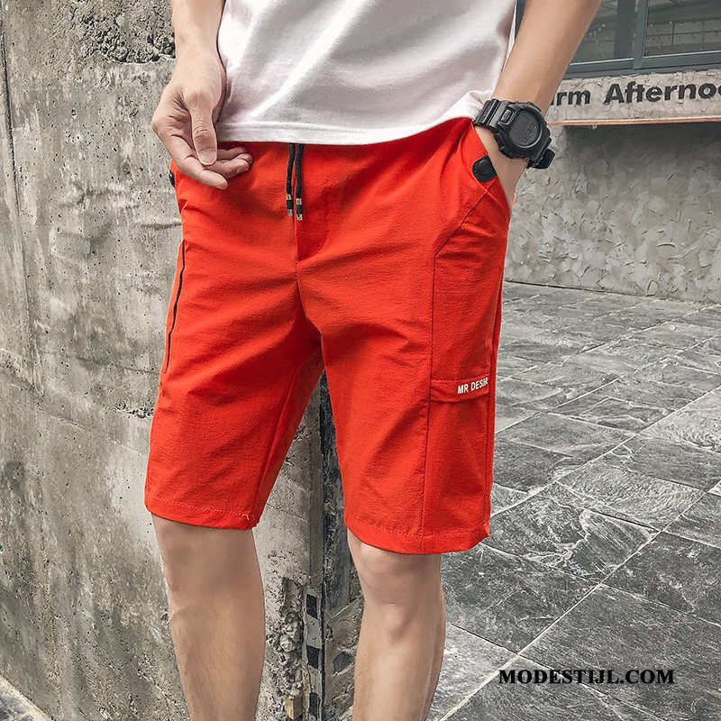 Heren Shorts Kopen Zomer Korte Broek Losse Voorjaar 2019 Zwart