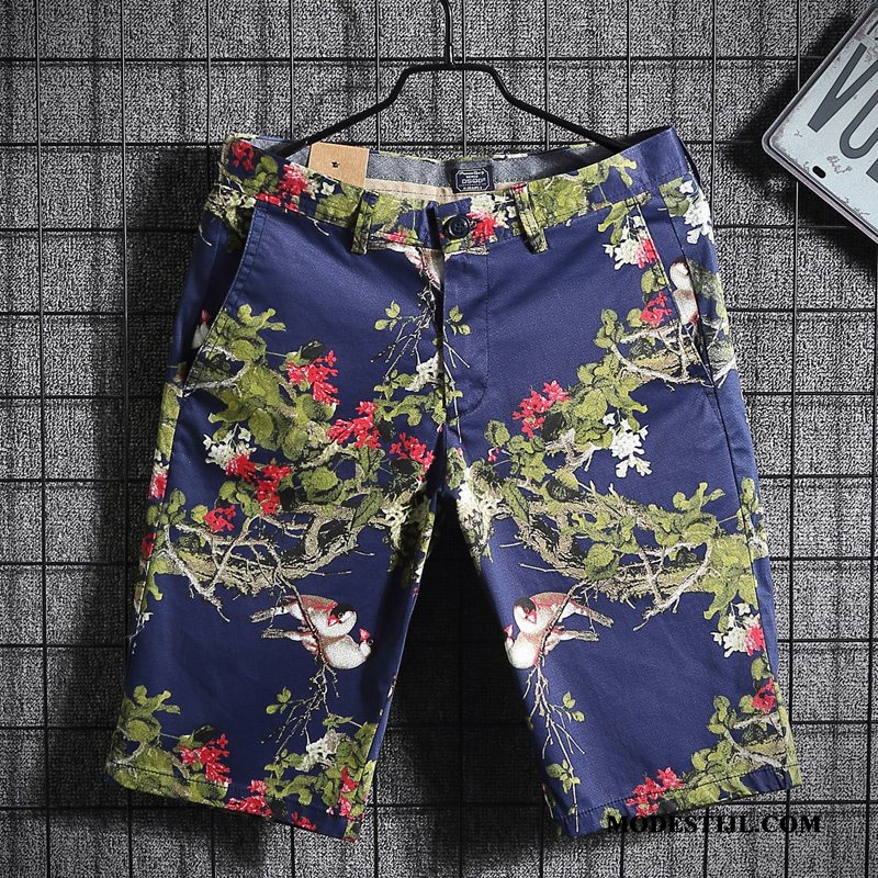 Heren Shorts Korting Nieuw Korte Broek Dunne Losse Zomer Wit