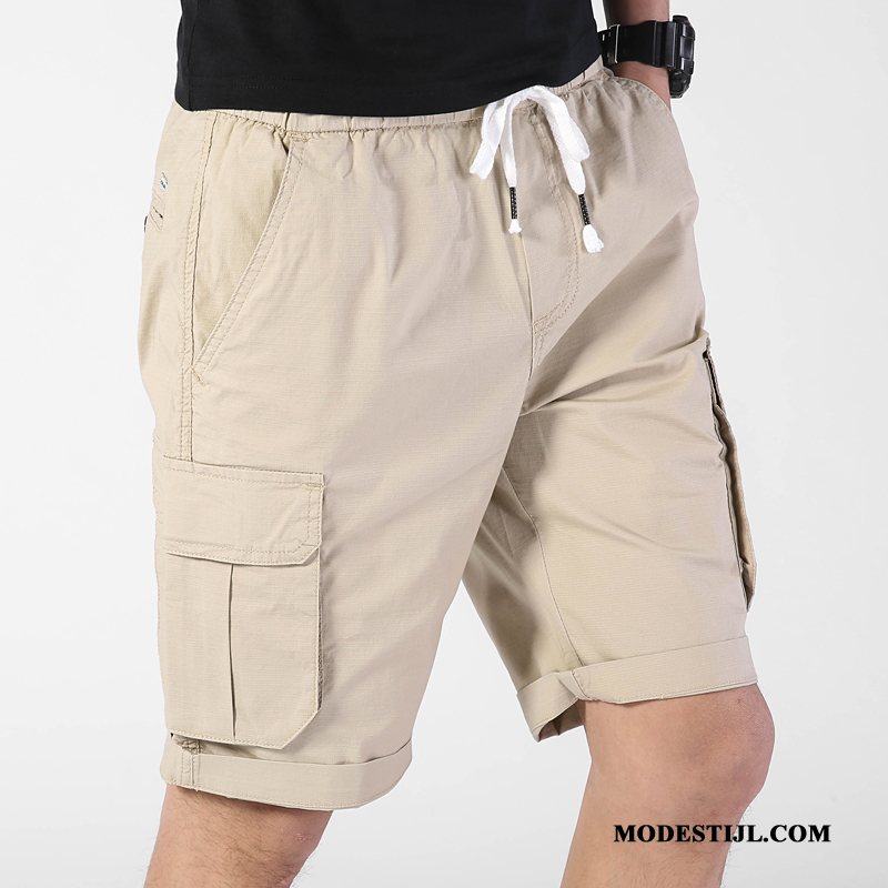 Heren Shorts Korting Trendy Merk Cargo Losse Mannen Kant Groen