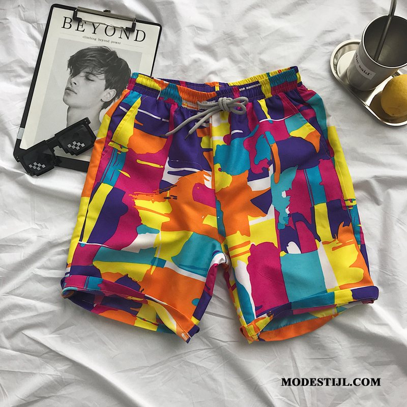 Heren Shorts Online Mannen Lovers Zwembroek Korte Broek Reis Blauw Zandkleur