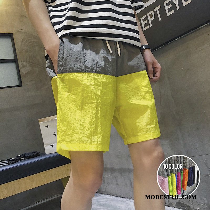 Heren Shorts Online Snel Droog Trend Grote Maten Groot Sport Roze Rood Zandkleur