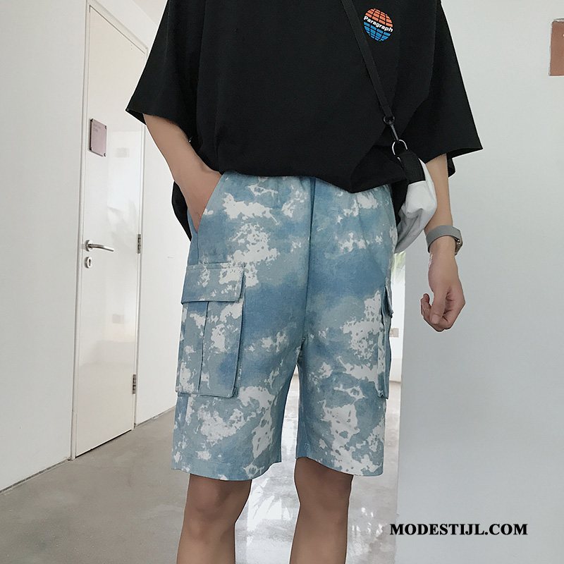 Heren Shorts Sale Nieuw Korte Broek Zak Trend Mannen Camouflage Kaki Zandkleur