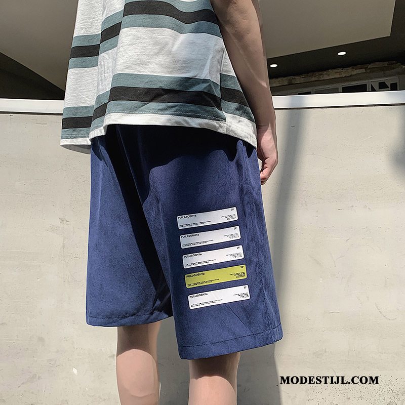 Heren Shorts Sale Trend Zomer Korte Broek Casual Mannen Roze Rood