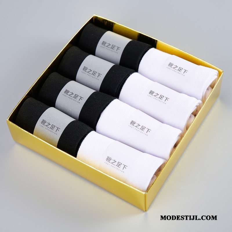Heren Sokken Korting Ademend Mannen Deodorant Mesh 100% Katoen Effen Kleur Wit Zwart
