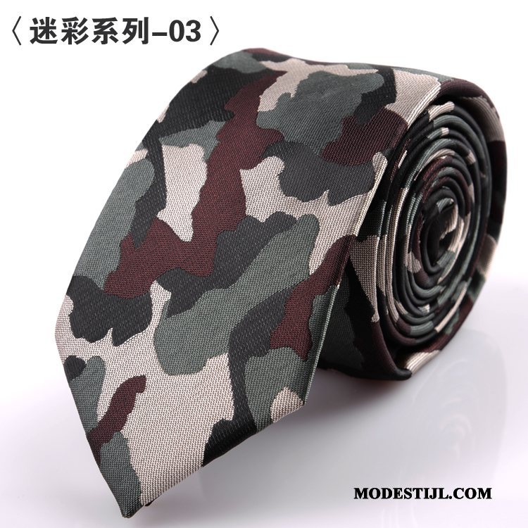 Heren Stropdassen Goedkoop Trend Tas Mannen Mode Mini Camouflage