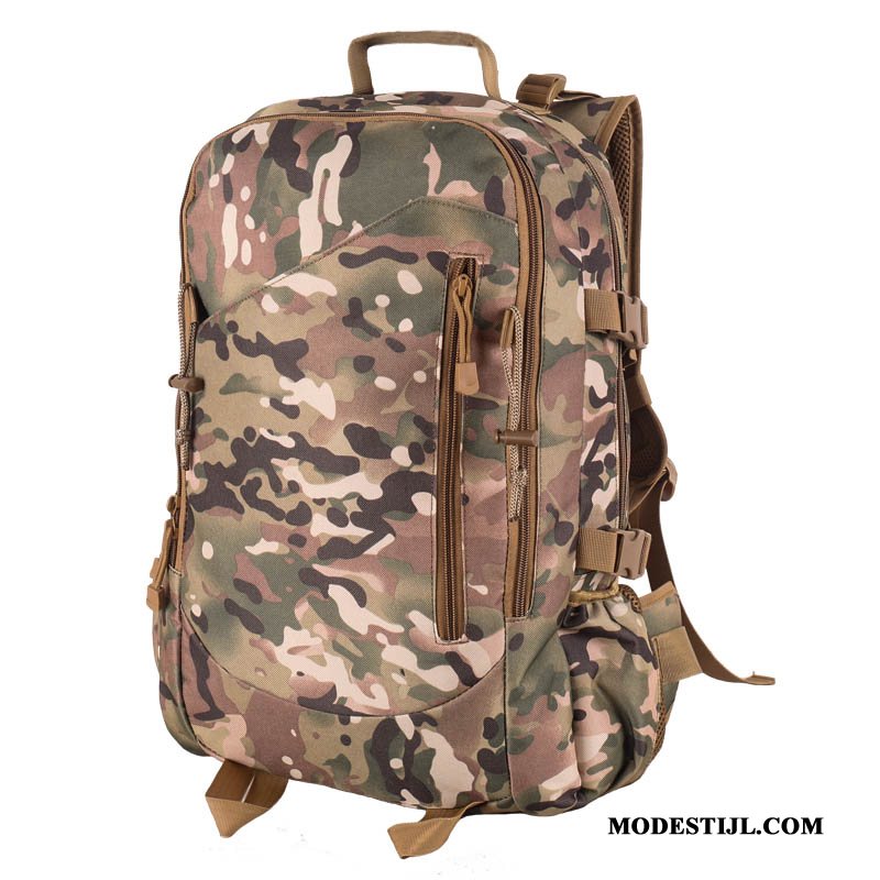 Heren Wandelrugzak Korting Outdoor Tas Reis Mannen Tactiek Camouflage Kaki