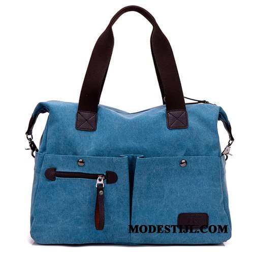 Heren Wandelrugzak Winkel Reistas Business Mannen Nylon Messenger Tas Grijs