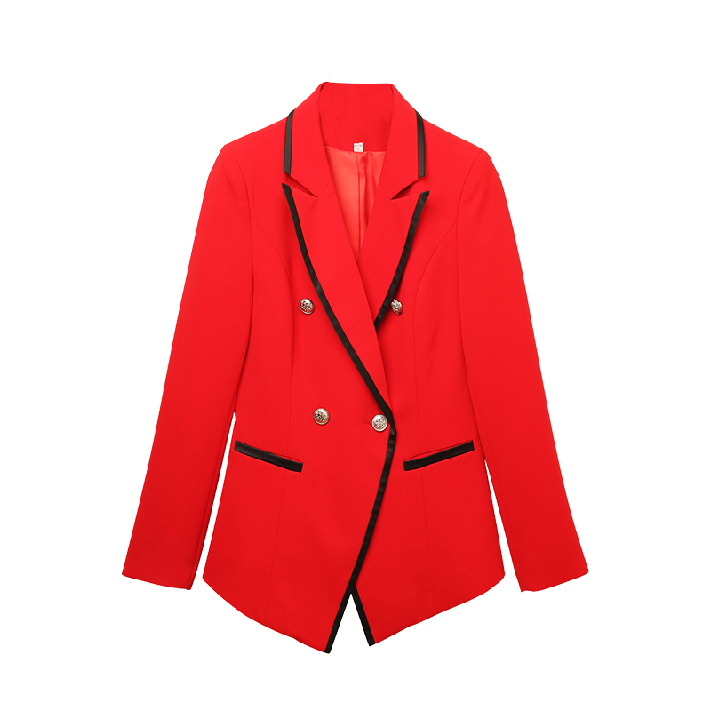 Dames Blazer Sale Werk Cargo Pak Jasje Nieuw 2019 Rood Zwart