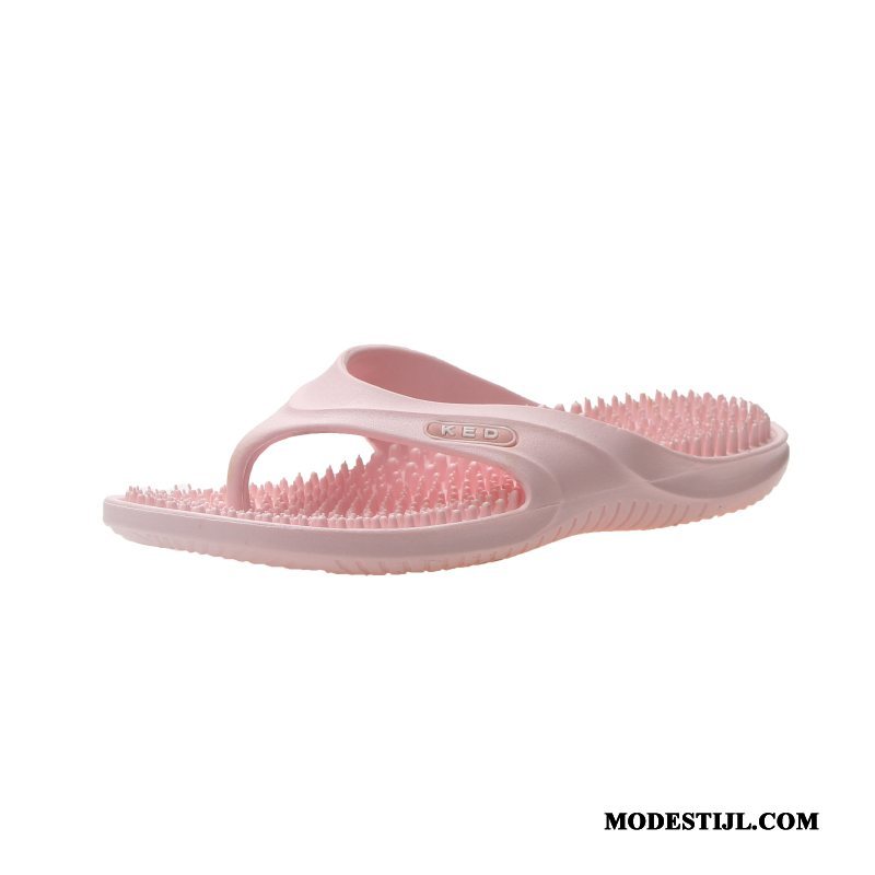 Dames Flip Flops Sale Binnen Vrouwen Slipper Massage Antislip Roze Rood Zandkleur