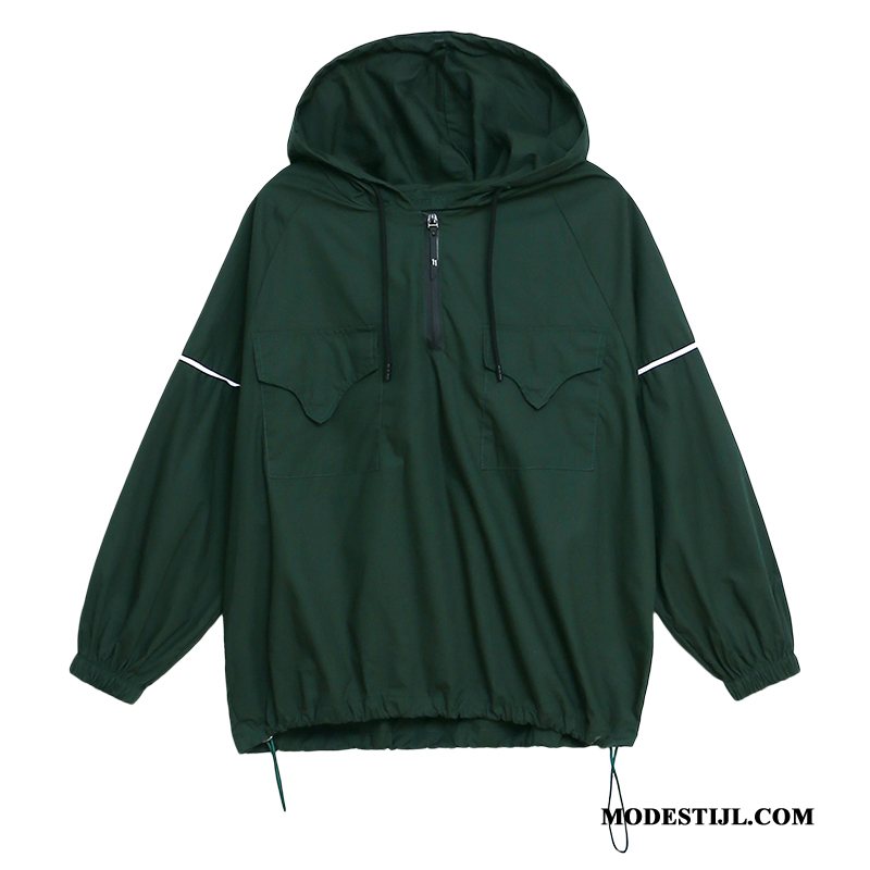 Dames Hoodies Online Jasje Voorjaar Nieuw 2019 Mini Groen