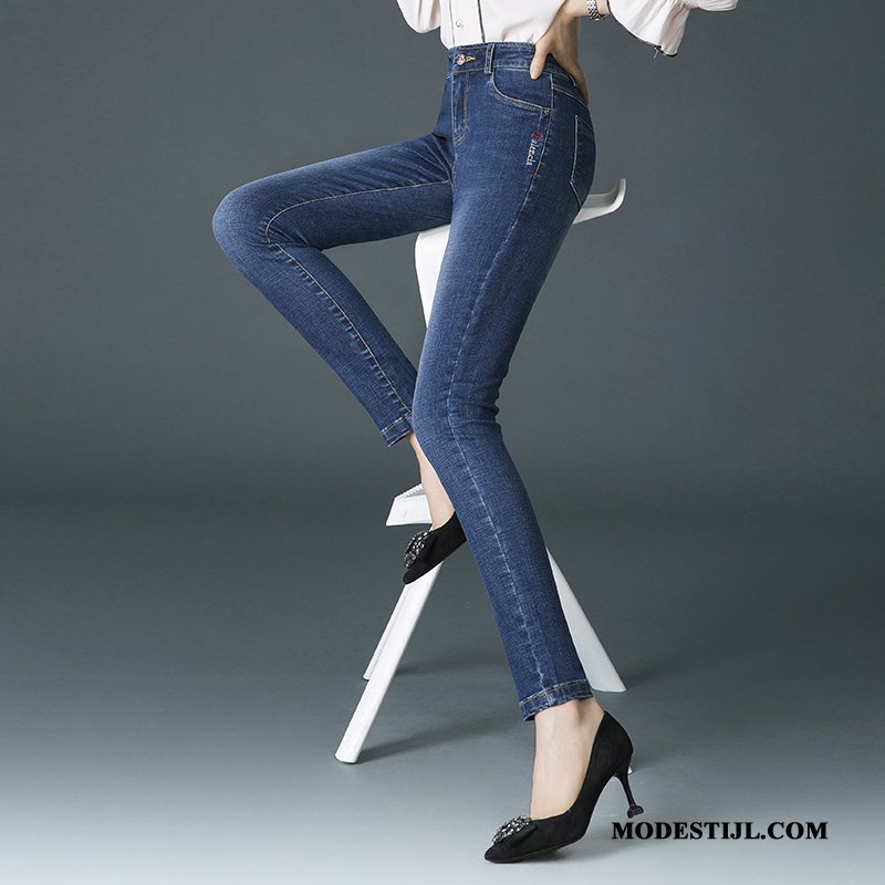 Dames Jeans Goedkoop Casual Vrouwen Nieuw Potlood Broek Spijkerbroek Jeans Blauw