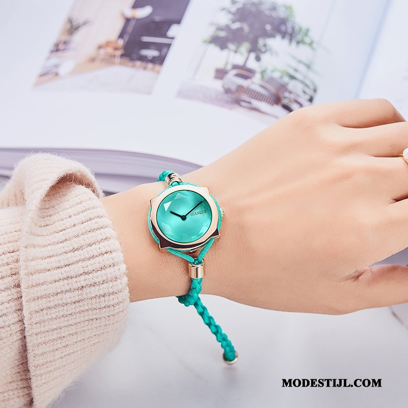 Dames Polshorloge Sale Quartz Horloge 2019 Vrouwen Student Trend Blauw