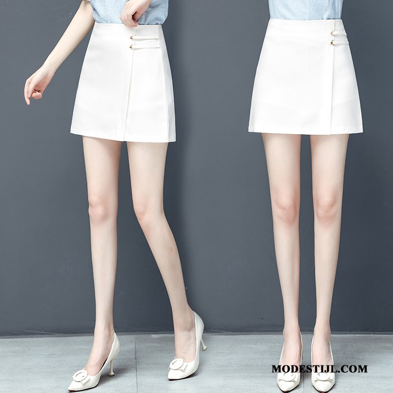 Dames Rokken Aanbiedingen Hoge Taille Vrouwen Elegante Korte Rokjes Mode Wit