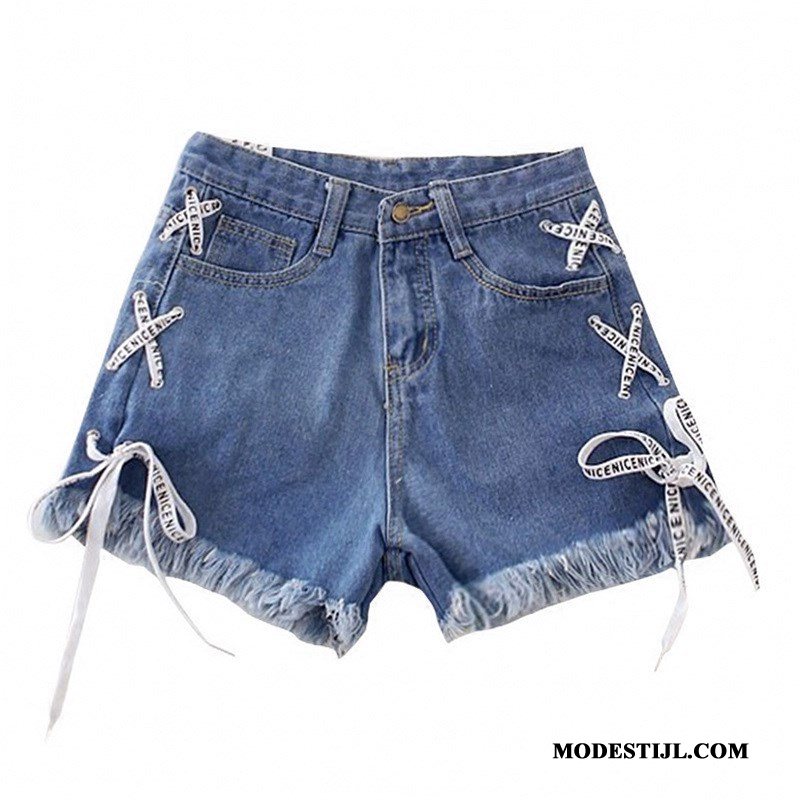 Dames Shorts Kopen Hete Broek Korte Broek Persoonlijk Casual Nieuw Blauw