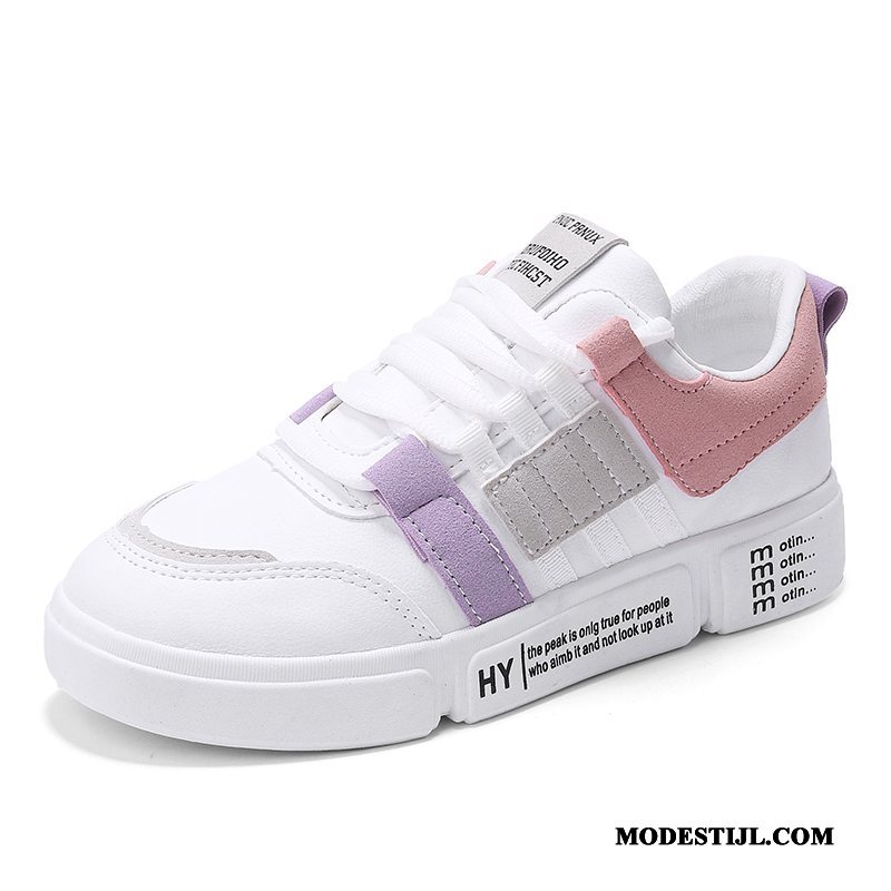 Dames Sportschoenen Sale Vrouwen Skateboard Schoenen Student Groot Casual Roze Wit