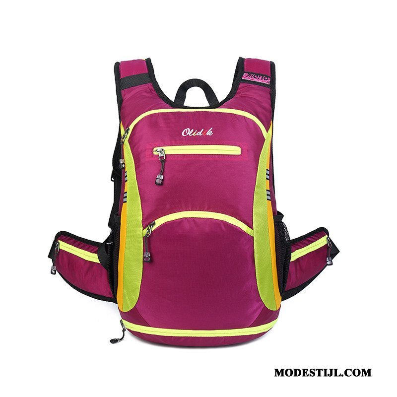 Dames Wandelrugzak Online Grote Capaciteit Sport Tas Reizen Mannen Roze Rood