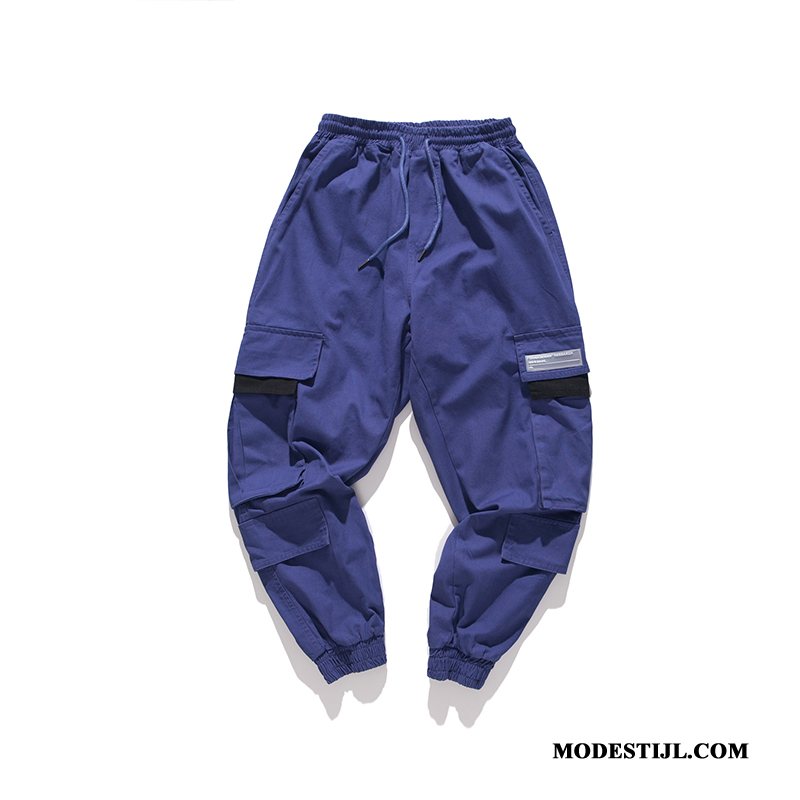 Heren Broeken Kopen Mannen Losse Nieuw Casual Broek Strak Blauw