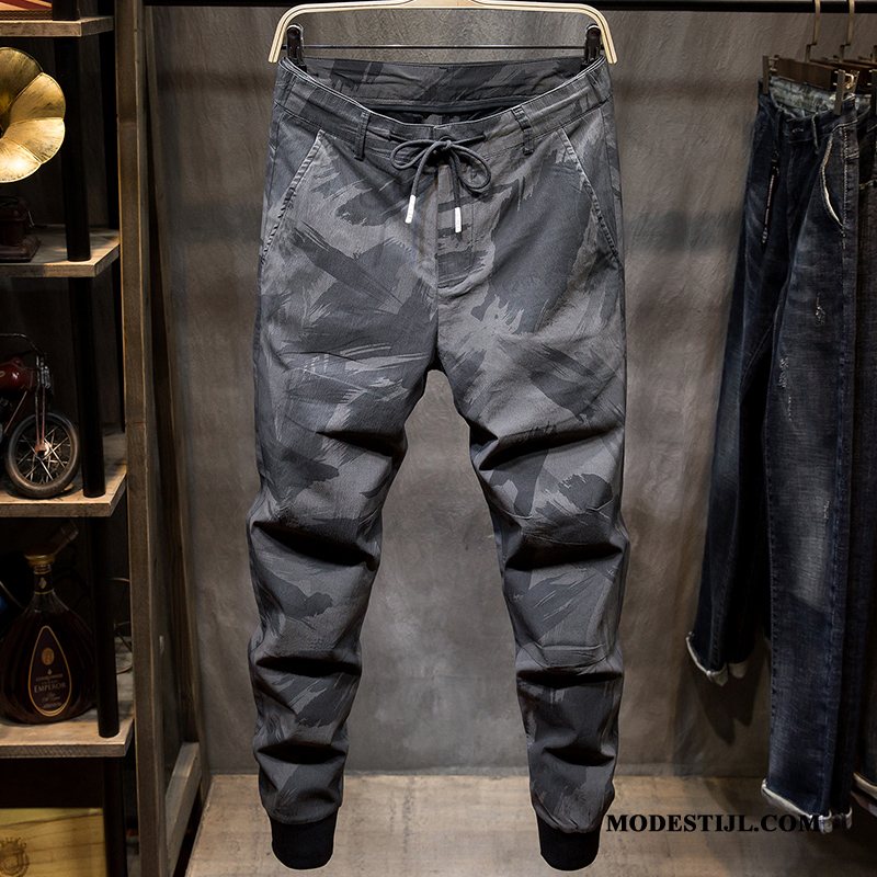 Heren Broeken Kopen Mannen Trend Casual Broek Nieuw 2019 Camouflage Zwart