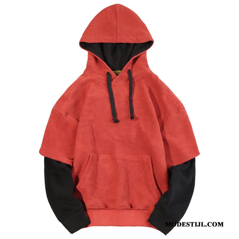 Heren Hoodies Online Voorjaar Mannen Jas Pullover 2019 Rood