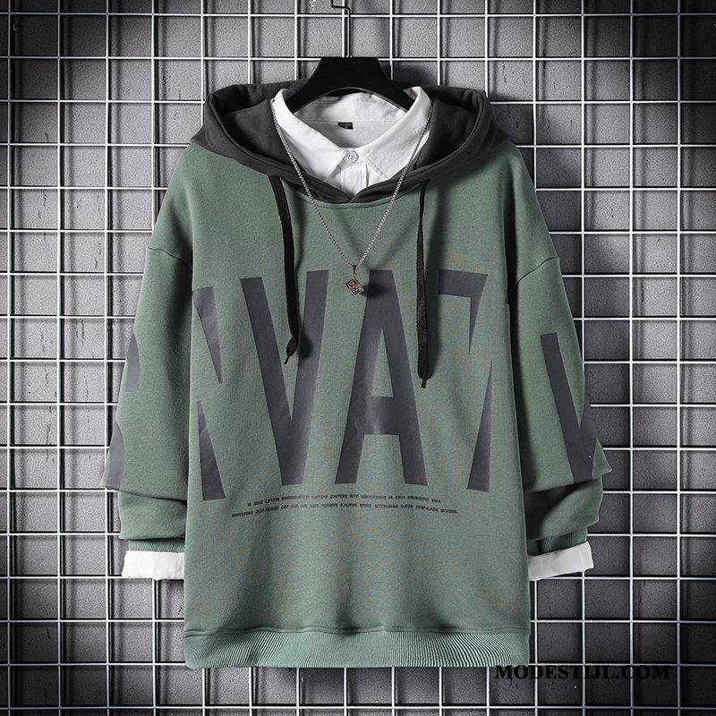 Heren Hoodies Sale Losse Nieuw Jas Herfst Mannen Groen