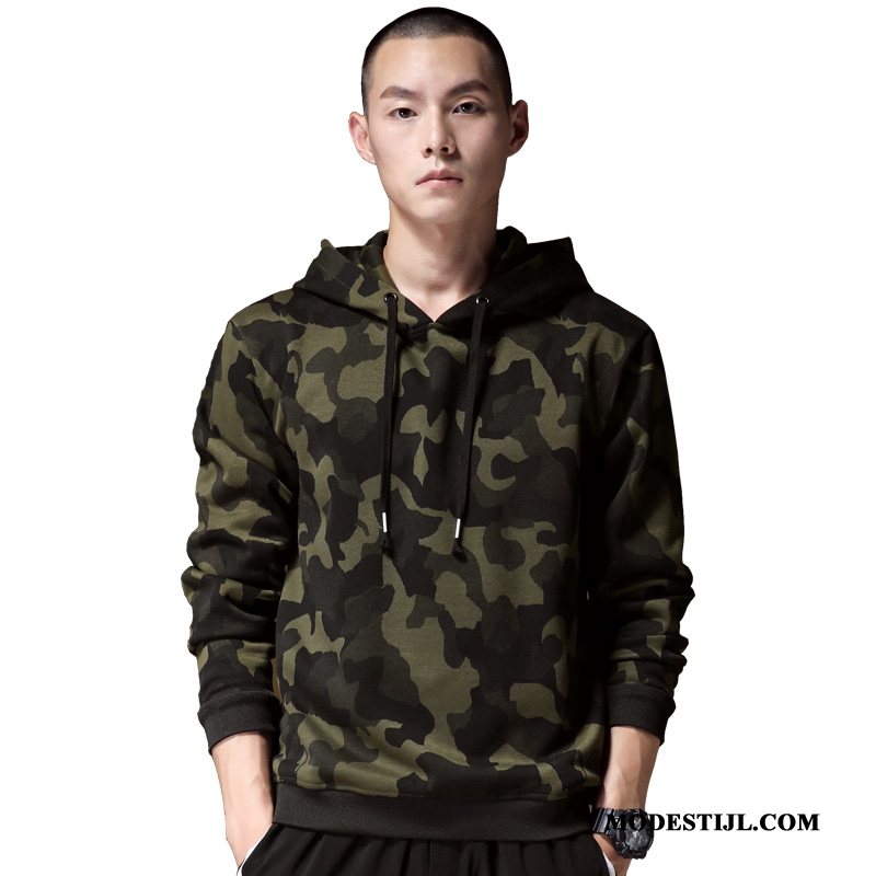 Heren Hoodies Winkel Sportkleding 2019 Nieuw Herfst Mannen Camouflage Groen