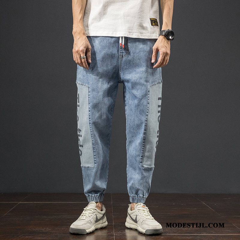 Heren Jeans Sale Broek Mannen Losse Voorjaar Spijkerbroek Jeans Blauw