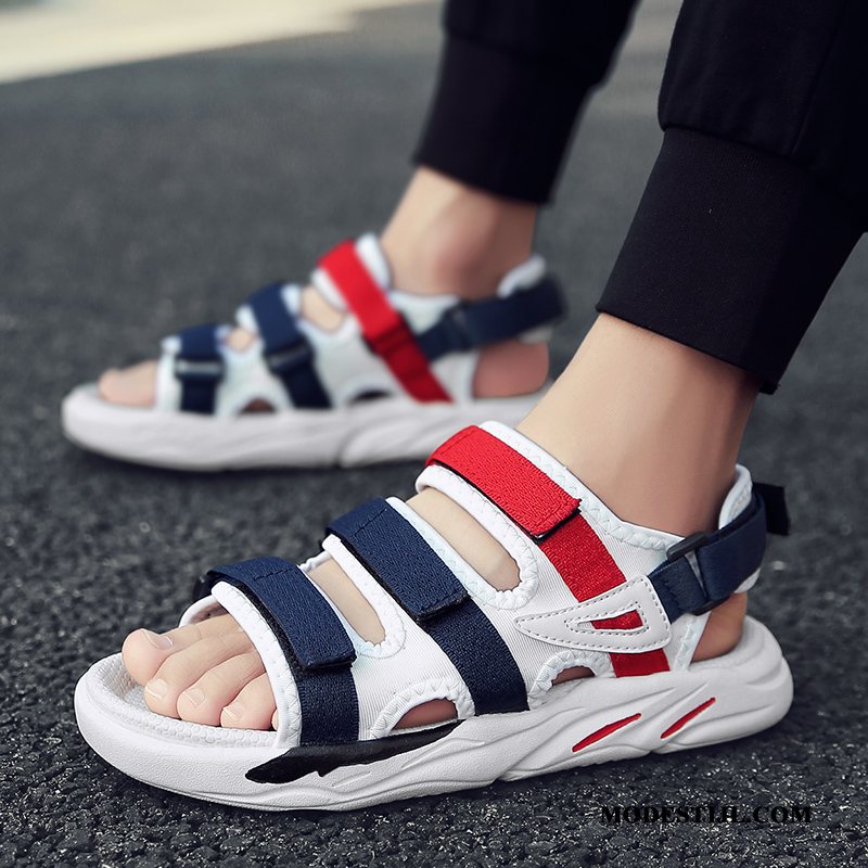 Heren Sandalen Goedkoop Schoenen Sandaal 2019 Pantoffels Trend Zandkleur Wit