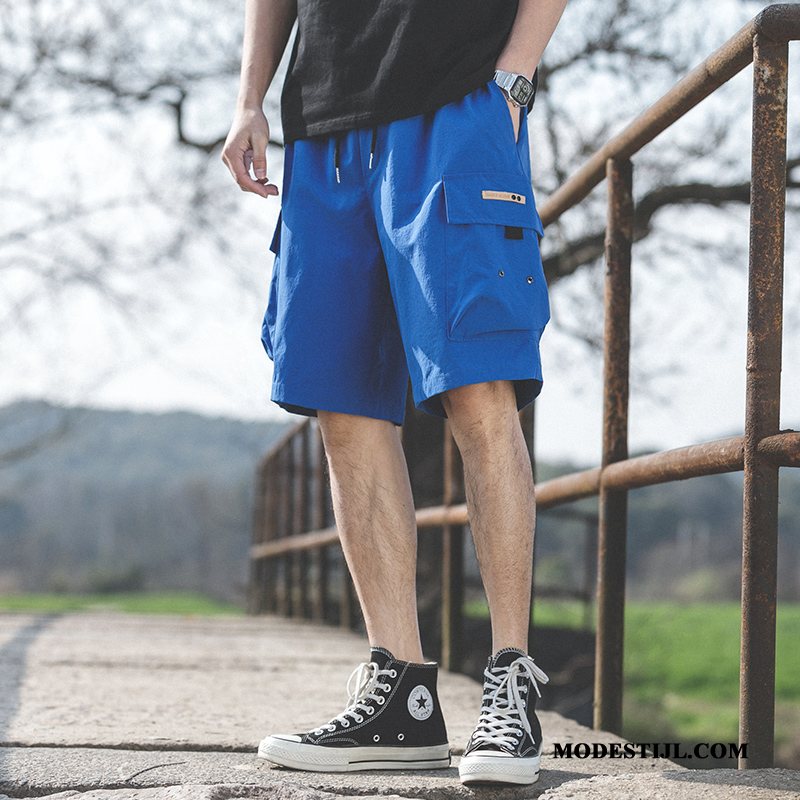 Heren Shorts Korting Casual Joggingbroek Trend Zomer Losse Blauw