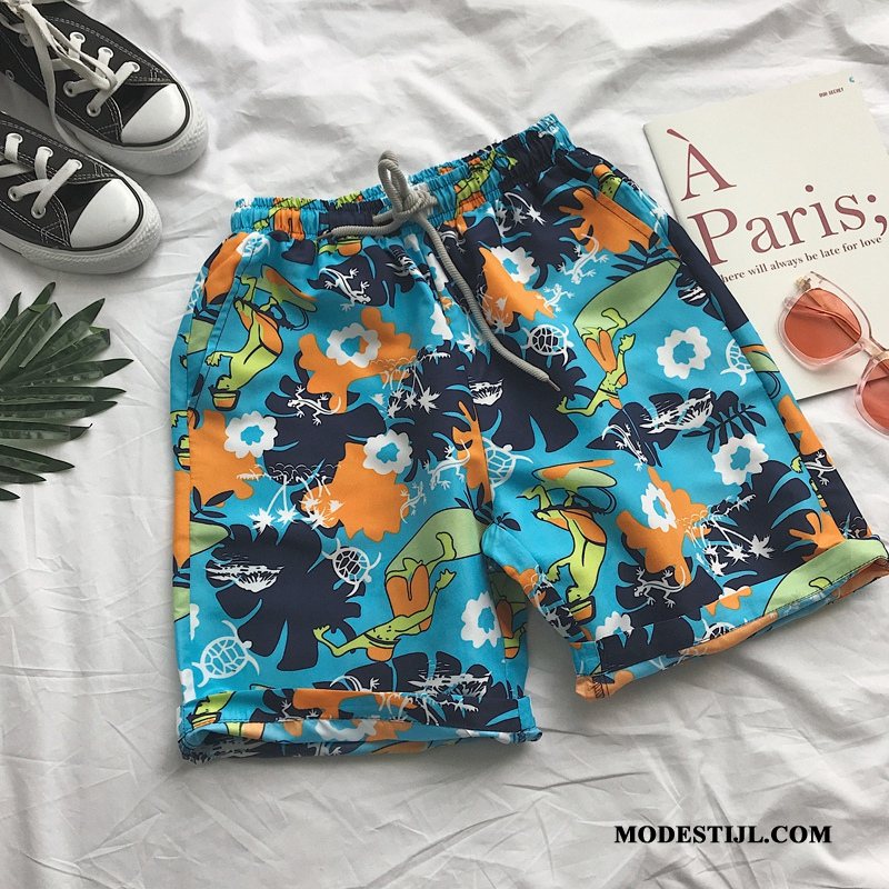 Heren Shorts Online Mannen Lovers Zwembroek Korte Broek Reis Blauw Zandkleur