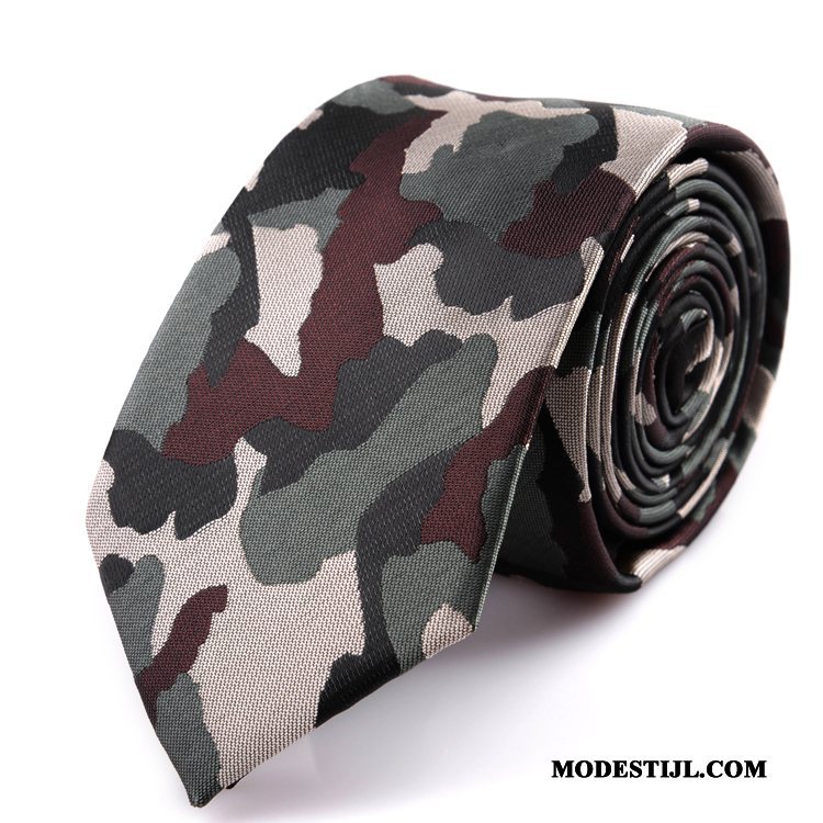 Heren Stropdassen Goedkoop Trend Tas Mannen Mode Mini Camouflage