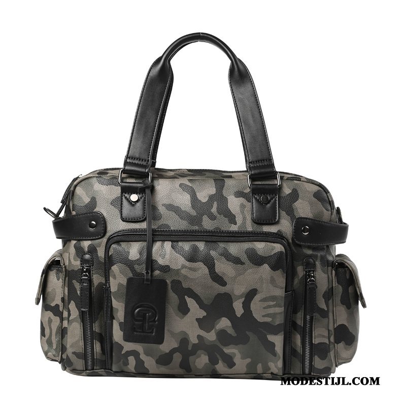 Heren Wandelrugzak Sale Zakenreis Handtas Reizen Straat Messenger Tas Camouflage