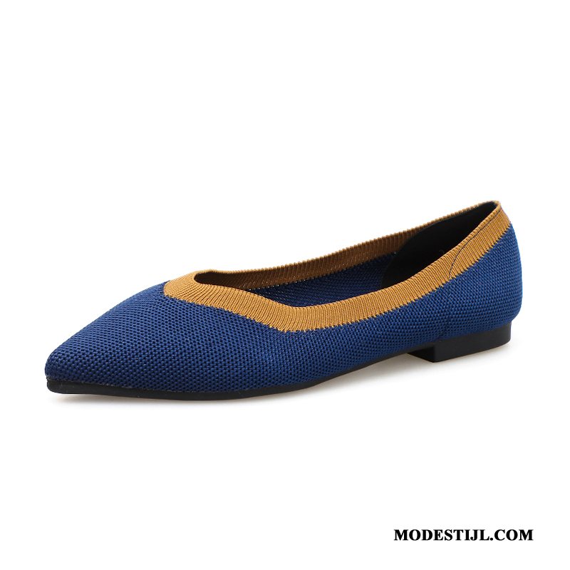 Dames Mocassins Goedkoop 2019 Platte Schoenen Vier Seizoenen Vrouwen Laag Blauw Licht Dames Mocassins Goedkoop 2019 Platte Schoenen Vier Seizoenen Vrouwen Laag Blauw Licht
