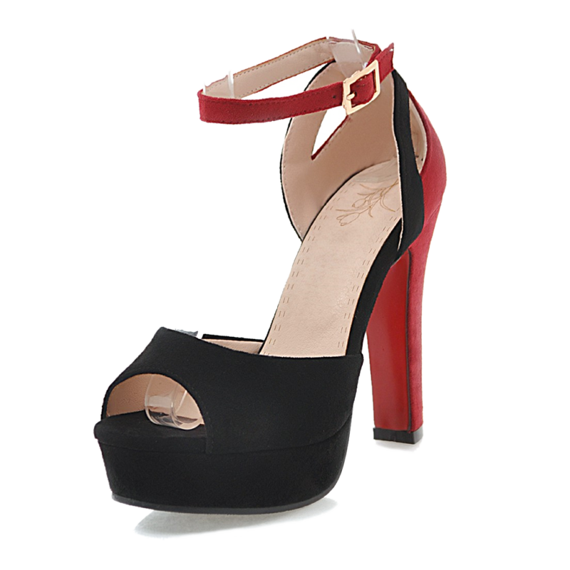 Dames Sandalen Online Sandaal Vrouwen Dikke Zool Zomer Hoge Hakken Gemengde Kleuren Zwart Dames Sandalen Online Sandaal Vrouwen Dikke Zool Zomer Hoge Hakken Gemengde Kleuren Zwart