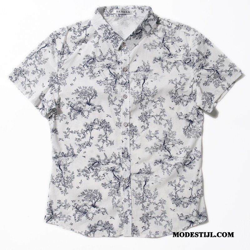 Heren Overhemden Kopen Trend Persoonlijk Jeugd Slim Fit Bedrukken Grijs Heren Overhemden Kopen Trend Persoonlijk Jeugd Slim Fit Bedrukken Grijs